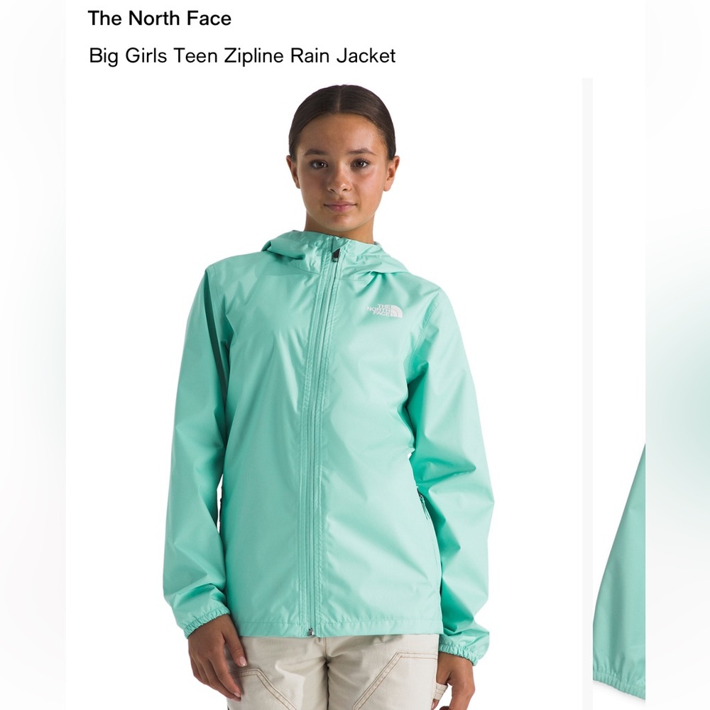 The North Face Light Green Zipline Jacket